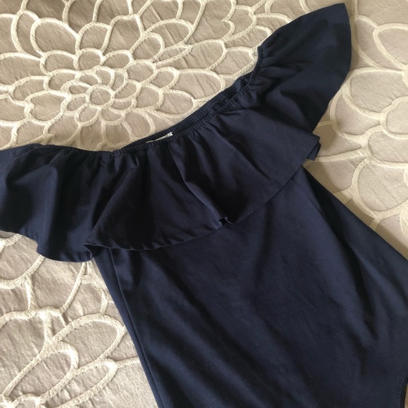 NWT J Crew Navy Bodysuit - Picture 4 of 6
